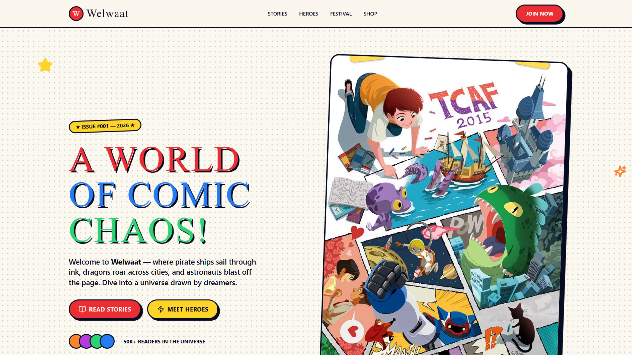 Comic Chaos: Digital Storytelling Platform